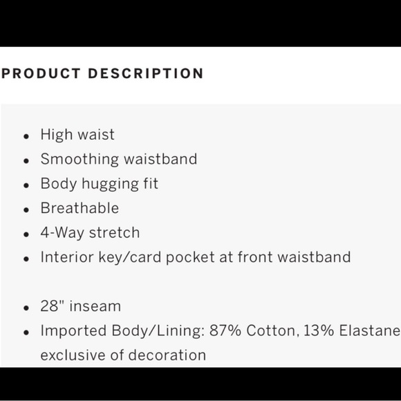 VS PINK Cotton High Waist Leggings Small - Picture 11 of 11